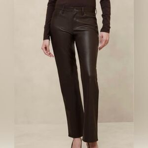 Banana Republic Dark Brown Cropped Bootcut Pants